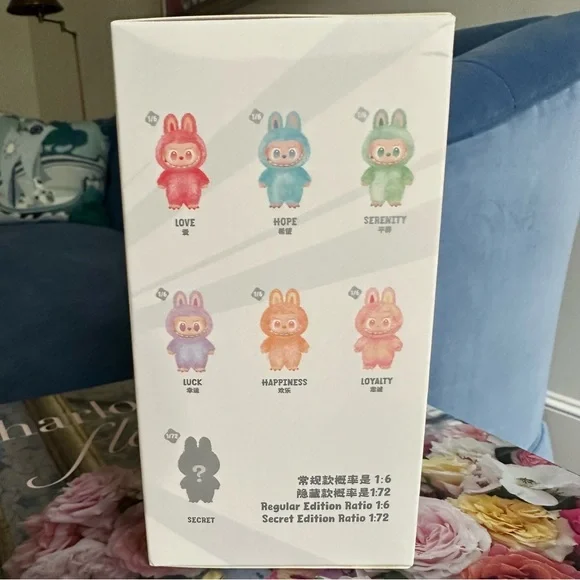 NIB Authentic Pop Mart Big Into Energy Luck Purple Pink Labubu Vinyl Pendant - Picture 4 of 11